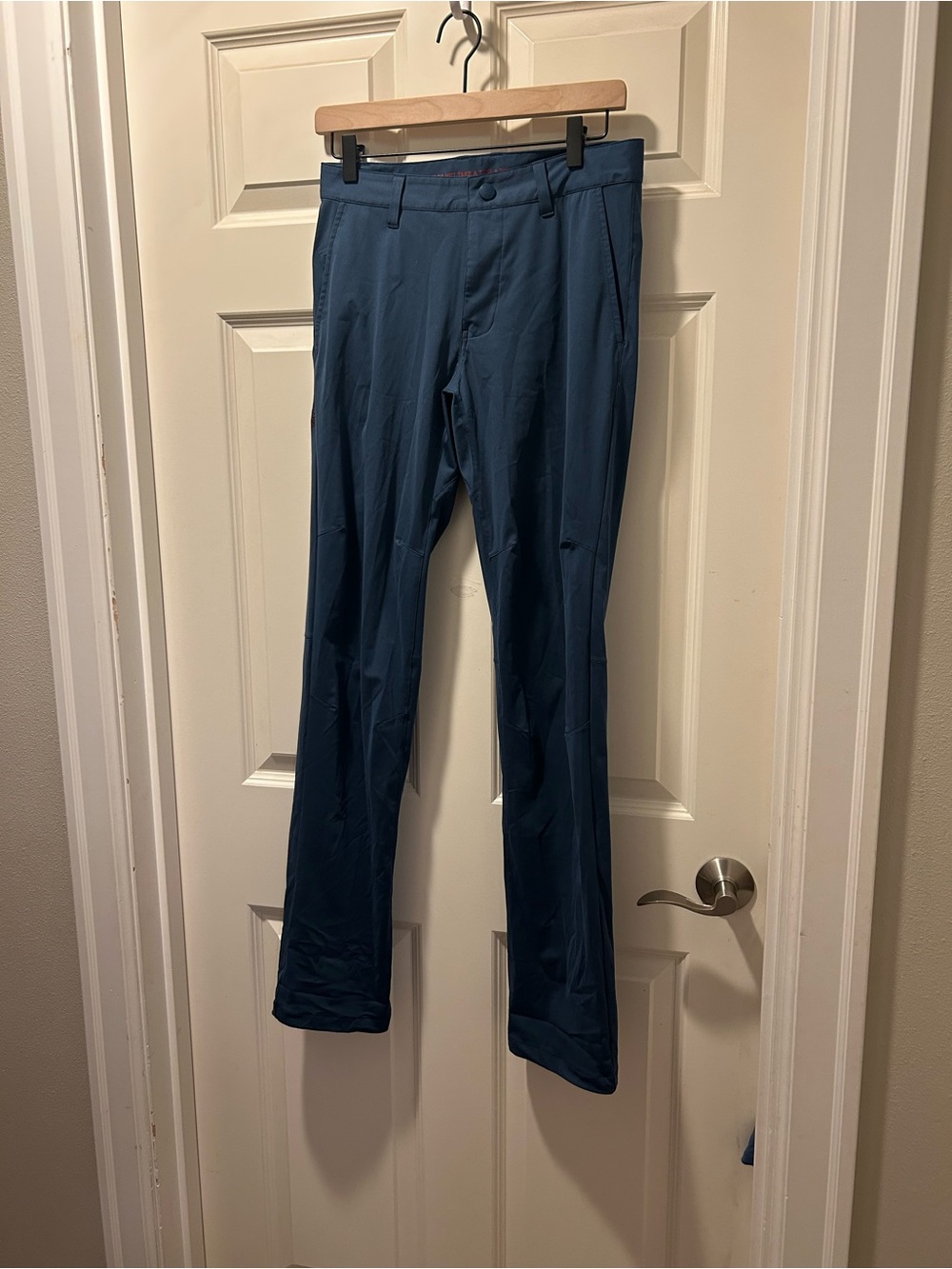 RHONE Men's Teal Blue Performance Chinos